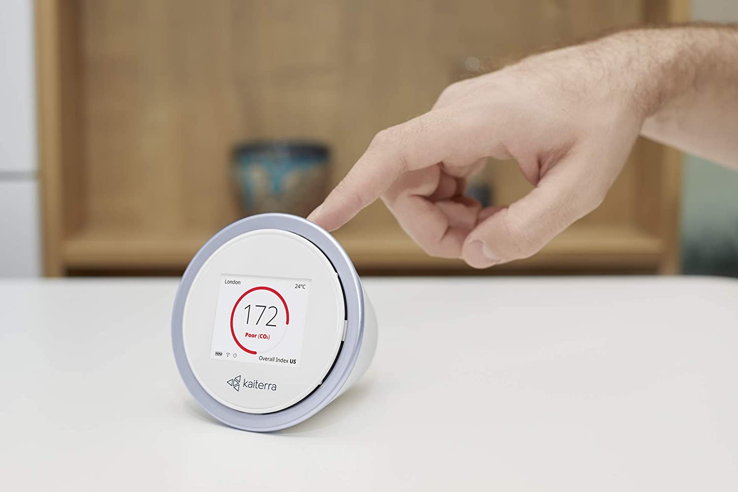 Track Harmful CO2 - Indoor Air Quality Monitor (Laser Egg+CO2 Sensor)