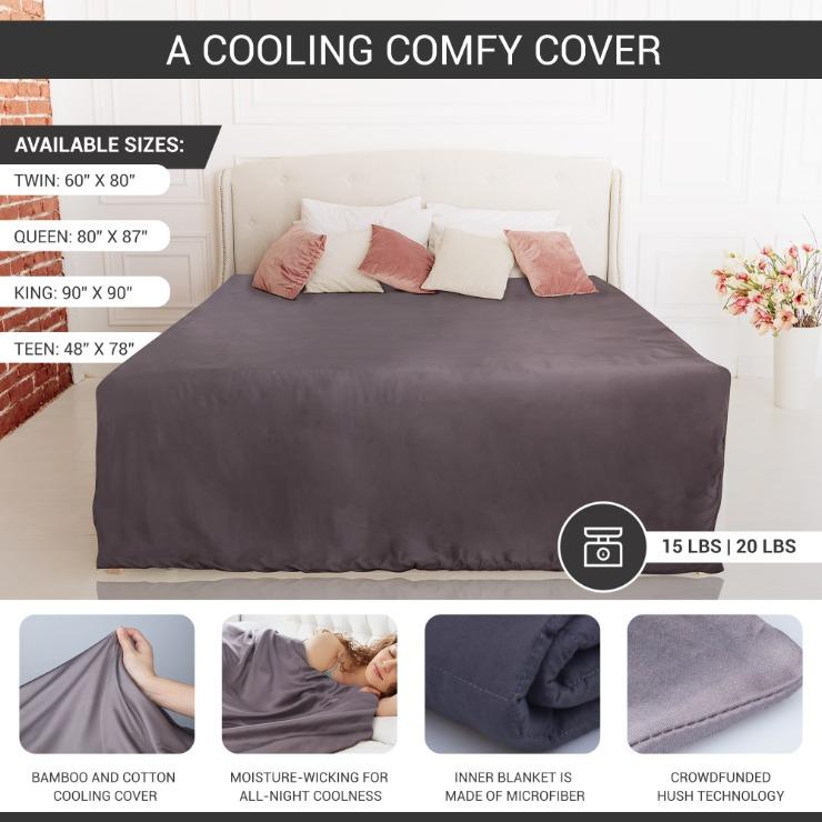 Hush Iced 2.0 - The Original Colling Weighted Blanket Bedding
