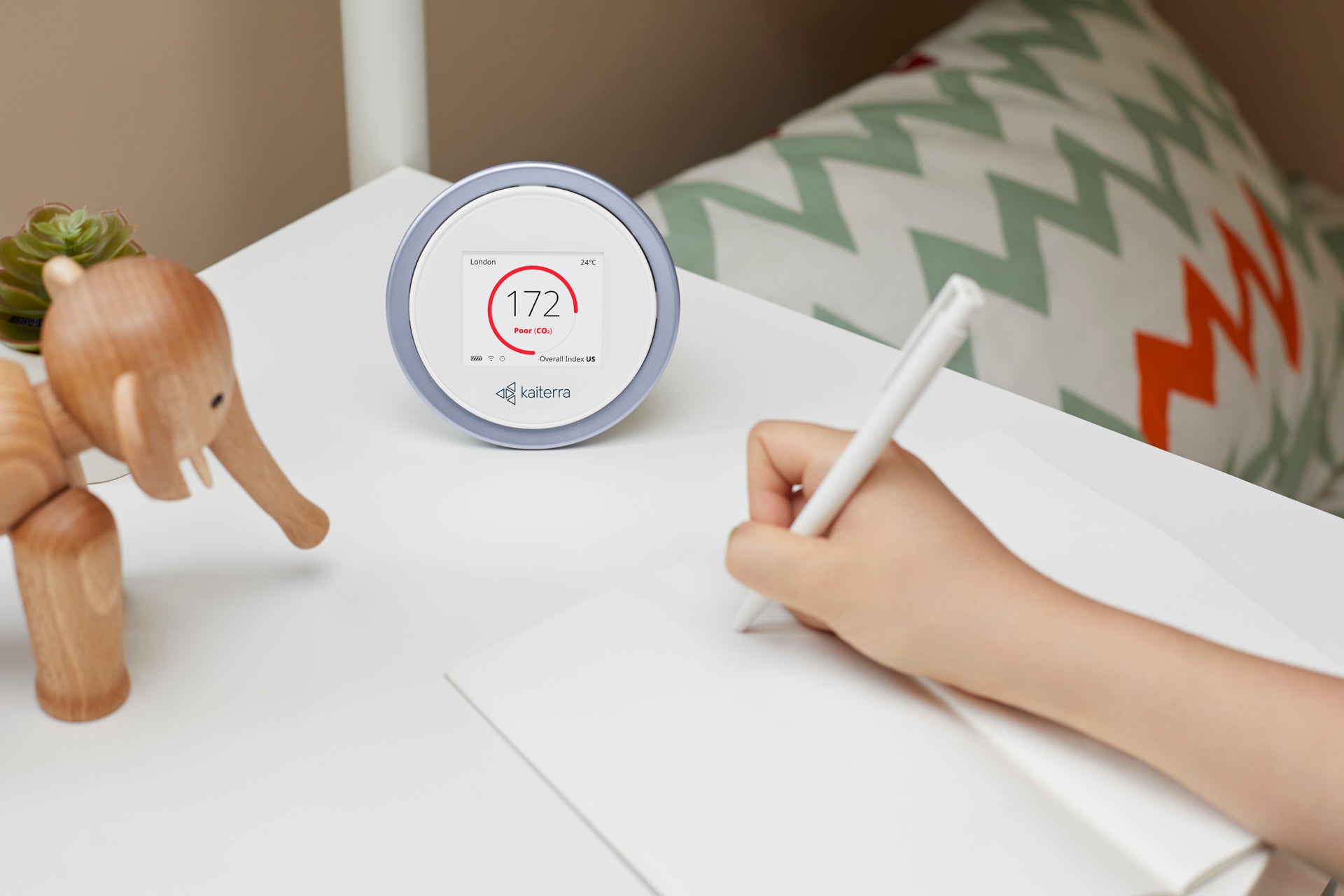 Track Harmful CO2 - Indoor Air Quality Monitor (Laser Egg+CO2 Sensor)