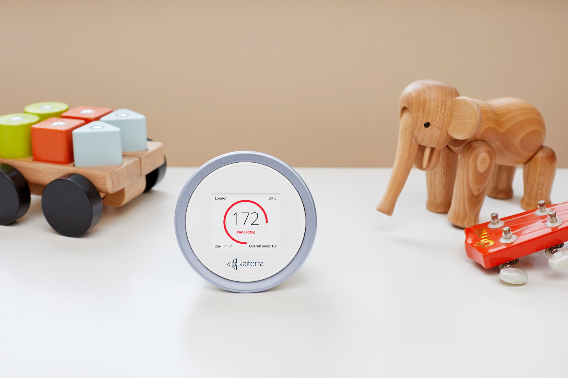 Track Harmful CO2 - Indoor Air Quality Monitor (Laser Egg+CO2 Sensor)