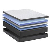 12 Lilac Ultra-Plush Memory Foam Mattress Mattresses